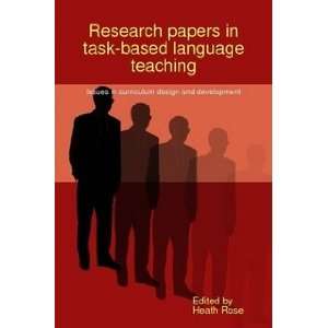  Papers in task based language teaching Issues in 