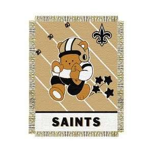  New Orleans Saints Triple Woven Jacquard NFL Throw (Baby 