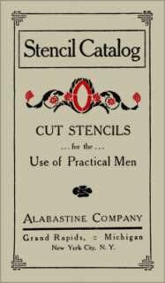 1907 Stencil Catalog Art Nouveau Arts Crafts  
