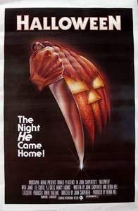 Halloween   ORIGINAL MOVIE POSTER U.S. 1SH 1978  