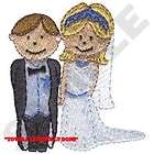 Bride Groom personalized embroidered beach towel cap  