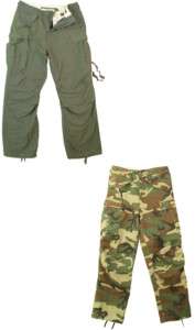 Military Vintage Army Classic Cargo M 65 Field Pants  