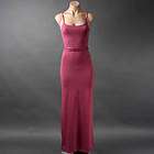   Sleeveless Designer Belt Belted Summer Sun Long Maxi Dress Size M