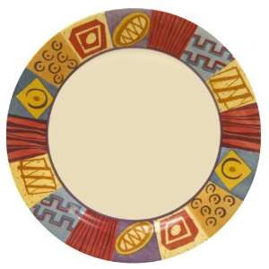  Corelle Impressions 10 1/4 inch Dinner Plate, Tribal 