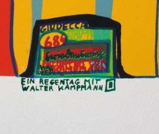   Hundertwasser Serigraph COA & appraisal $7500 Rare Unique  