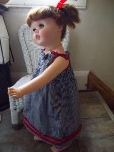   1960s Little Girl Toodles Walker Baby Doll American Character  