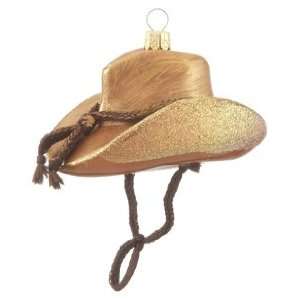 Personalized Cowboy Hat Christmas Ornament 