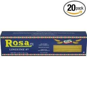 Rosa Linguine, 16 Ounce Boxes (Pack of 20)  Grocery 