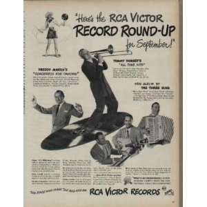 Heres the RCA Victor Record Round Up for September Tommy Dorseys 