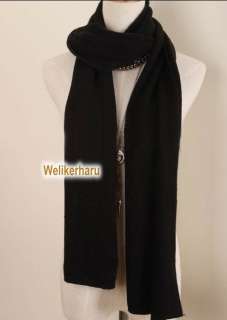   Color Warm Knit Warmer Winter Neck Scarf Shawl 160G 11 Colors  