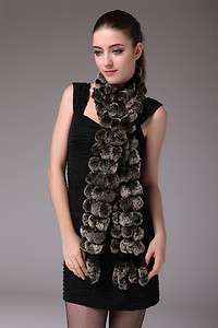 0047 Winter Rex rabbit fur 4 colors neck warmer scarf muffler scarves 