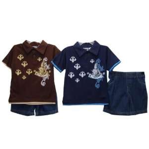  Infant Boys Denim Short Set Case Pack 12 