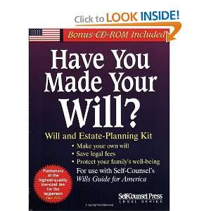  Have You Made Your Will? Will and Estate Planning Kit With Forms 