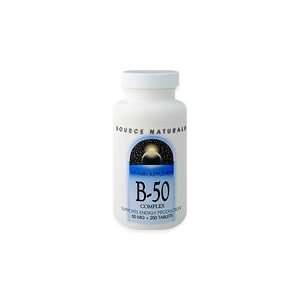  B 50 Complex   250 tabs., (Source Naturals) Health 