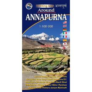     Annapurna Conservation Map   Scale 1100 000