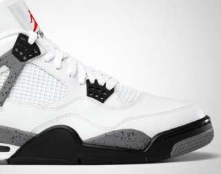Air Jordan 4 Retro White/Cement Grey/Black
