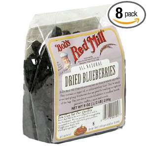 Bobs Red Mill Dried Blueberries, 8 Ounce Packages (Pack of 8)  