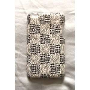  Leather Checker Hard Back Case Cover for iPod Touch/iTouch 