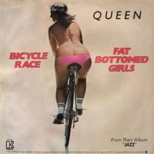    fat bottomed girls / bicycle race 45 rpm single QUEEN Music