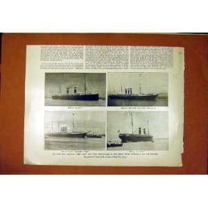  American Liners Navy Ships Soudan Atbara Zariba 1898
