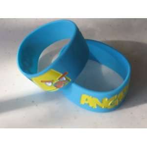  Angry Birds Silicone Rubber Bracelet Blue Color 