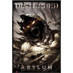  Disturbed   Framed Music Poster (Asylum) (Size 24 x 36 