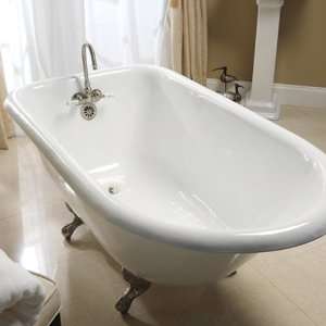  Barclay CTR60 WH WH Cast Iron Roll Top Soaking Tub