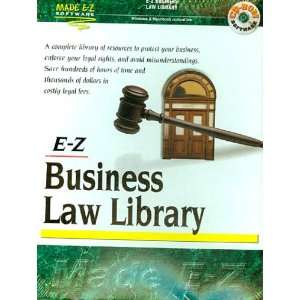  E Z Software Business Law Library 4 CD Rom Discs Software