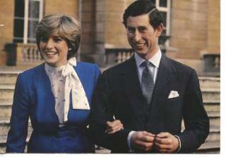 Prince of Wales and Lady Diana, 1981, Used postcard  