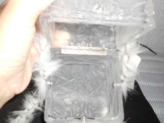 CHANEL Fall 2010 10A Ice Cube Fur Trim Chain Box Bag  