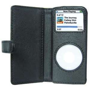   Ipod Nano Leather Case W/ Microfiber Bag  Players & Accessories