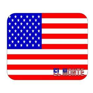  US Flag   El Monte, California (CA) Mouse Pad Everything 