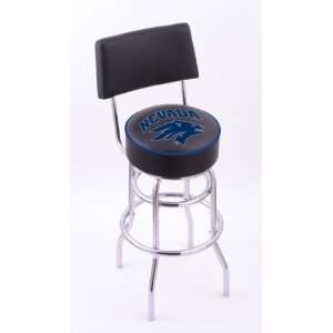 University of Nevada 30 Double ring swivel bar stool with Chrome base 