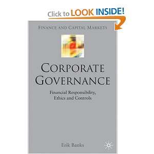  Governance Financial Responsibility, Ethics and Controls (Finance 
