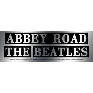  THE BEATLES CHROME ABBEY ROAD STICKER