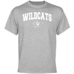  Northwestern Wildcats Ash Mascot Arch T shirt Sports 