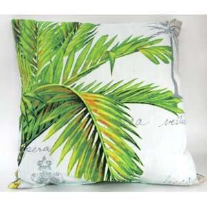   Painted Palm Trees Decorative Throw Pillow 20 X 20