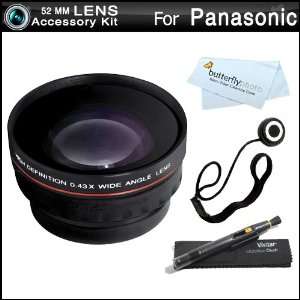 52mm Wide Angle Lens Kit For Panasonic Lumix DMC FZ150K 