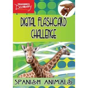 Digital Flashcard Challenge Spanish Animals Flash Drive 