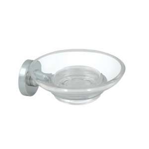  Deltana BBN2012 US15 Satin Nickel Soap Holder W/Glass 