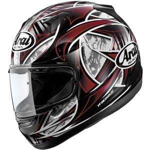  Arai Signet Q Flash Helmet   X Large/Red Automotive