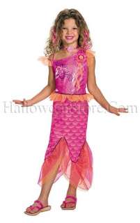 Barbie Merliah Child Costume includes Glitter print Dress with Sheer 