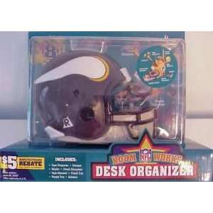  Minnesota Vikings NFL Football Helmet Desk Organizer 