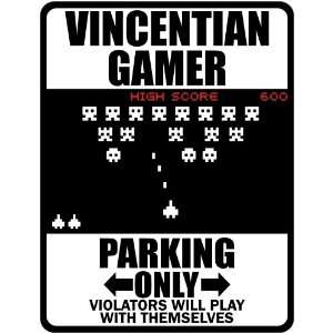 New  Vincentian Gamer   Parking Only ( Invaders Tribute   80S Game 