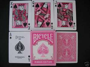 Bicycle Ribbon Back Edition Breast Cancer Playing Cards  