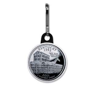  Creative Clam Kentucky State Quarter Mint Image 1 Inch Zipper 