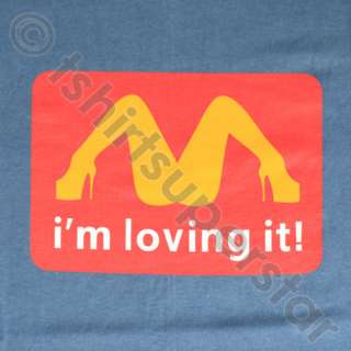NEW Funny Mcdonalds Im Loving Lovin It   Cotton Tshirt  