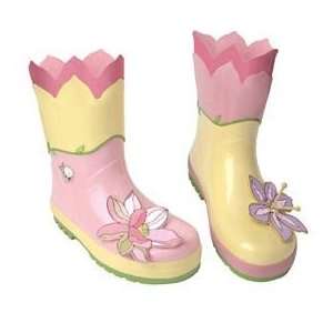 Kidorable Lotus Flower Rain Boots   Size 5  Sports 