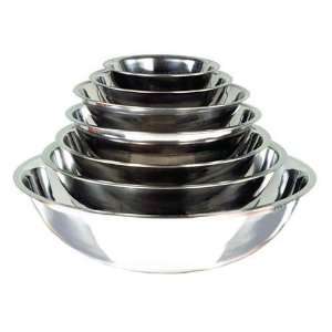   17 3/8 OD x 5 Depth, Stainless Steel Mixing Bowl with Mirror Finish