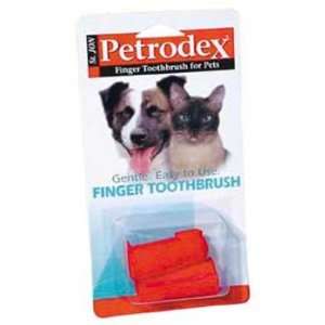  Petrodex Finger Tooth Brush 2pk